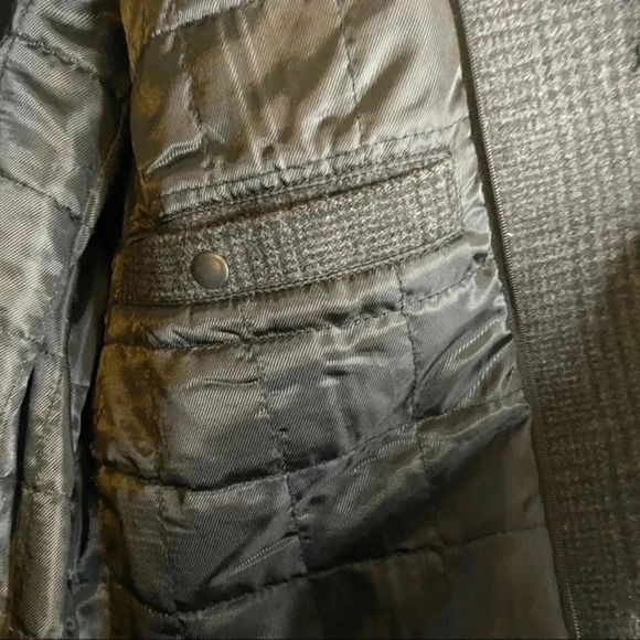Black Rivet Glen Check Wool Blends Gray Winter Jacket Size XL - Picture 11 of 12